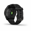 Garmin Fenix 7s Sapphire Solar Tytanowo-szary z powłoką węglową (DLC) i z czarnym paskiem [010-02539-25] + PL TOPO