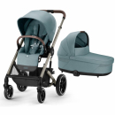 Cybex Balios S Lux TPE Sky Blue + Cybex Cot S Gondola (2w1)