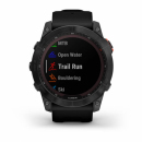 Garmin Fenix 7x Solar Niebieskoszary z czarnym paskiem [010-02541-01] + OSM Mapa