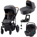 Zestaw 4w1 Britax Romer Smile III Midnight Grey + Gondola + BABY-SAFE iSENS + FLEX BASE iSENSE