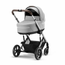 Cybex Balios S Lux SLV Lava Grey + Cybex Cot S Gondola (2w1)