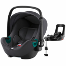 Britax Romer Baby-Safe 3 i-Size 0-13 kg Midnight Grey + Baza flex base iSENSE