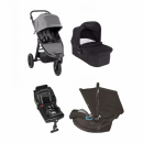 Zestaw 4w1 Baby Jogger City Elite 2 Slate + Gondola + Baza + Baby Jogger City Go i-Size Black