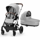 Cybex Balios S Lux SLV Lava Grey + Cybex Cot S Gondola (2w1)