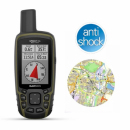 Garmin GPSMAP 65s [010-02451-11] + OpenStreetMap Topo Polska + Folia ochronna Gllaser 5h