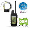 Garmin Alpha 200i K [010-02230-55] + Garmin Obroża K 5X [010-02755-75] + OpenStreetMap Topo Polska + Folia 5H