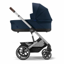 Cybex Balios S Lux SLV Ocean Blue + Cybex Cot S Gondola (2w1)