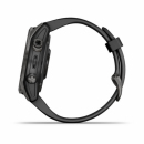 Garmin Fenix 7s Sapphire Solar Tytanowo-szary z powłoką węglową (DLC) i z czarnym paskiem [010-02539-25]