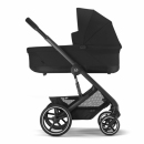 Cybex Balios S Lux BLK Moon Black + Cybex Cot S Gondola (2w1)