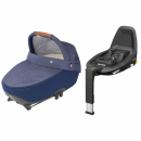 Maxi-Cosi Gondola Jade Sparkling Blue + baza Familyfix3